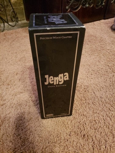 Jenga onyx edition hasbro - jenga,